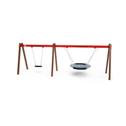 Dvojhojdačka - sedák Klasik a Hniezdo