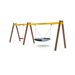 Dvojhojdačka - sedák Klasik a Hniezdo