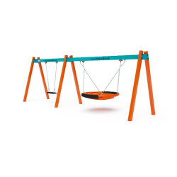 Dvojhojdačka - sedák Klasik a Hniezdo