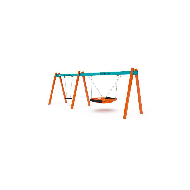 Dvojhojdačka - sedák Klasik a Hniezdo