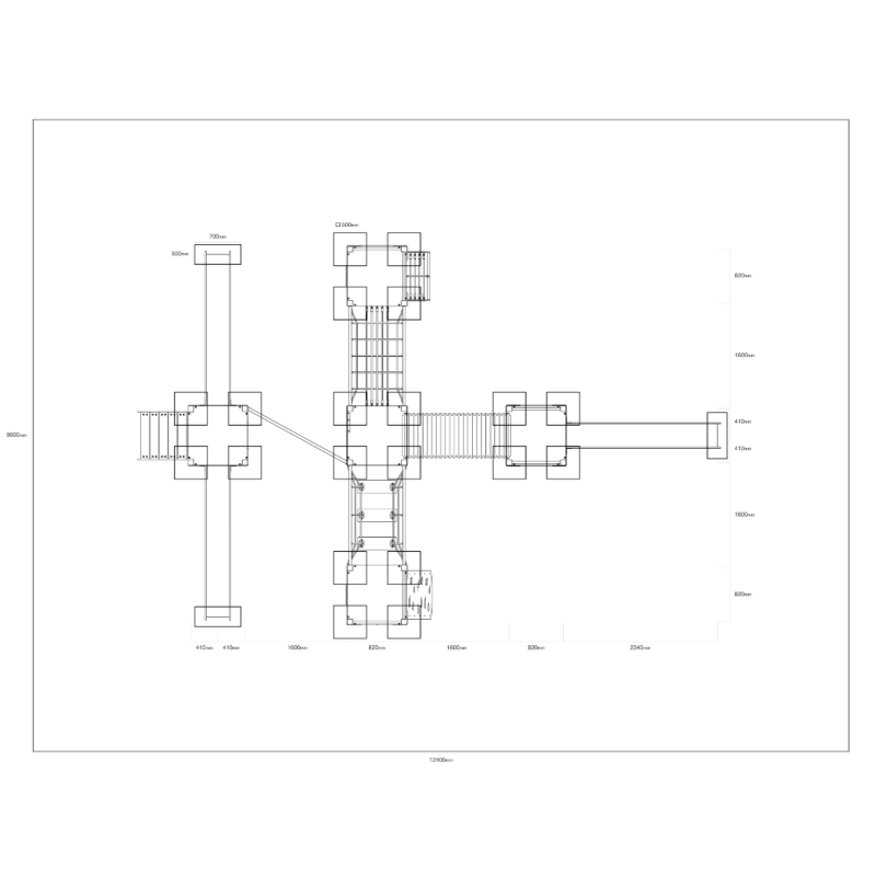Pětivěžová kombinovaná sestava - do 1,5m