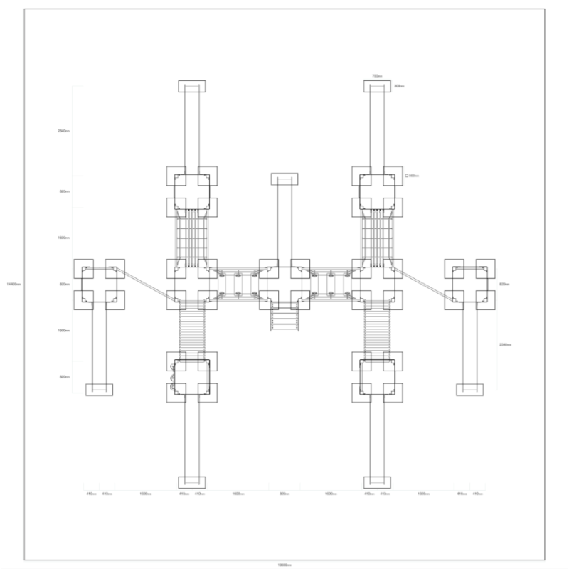 Devítivěžová kombinovaná sestava - do 1,5m