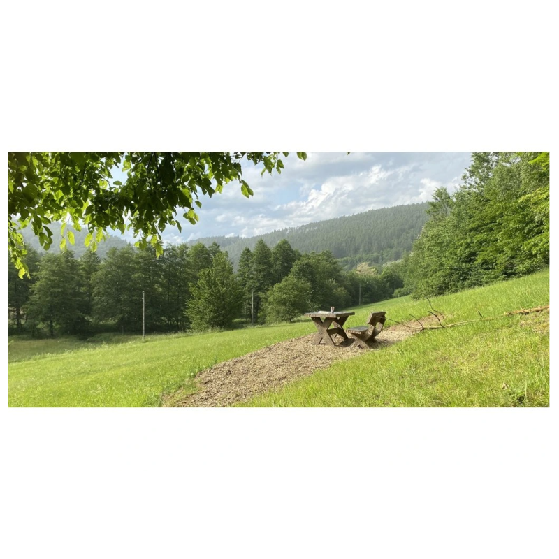 Betónová lavica Blansko s operadlom 200 cm - imitácia dreva