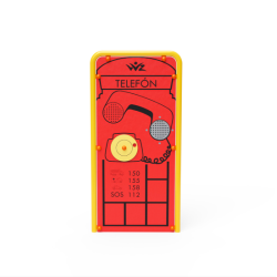 Edukačný panel - Telefónna búdka