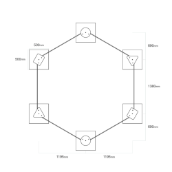 Pískoviště šestiúhelník