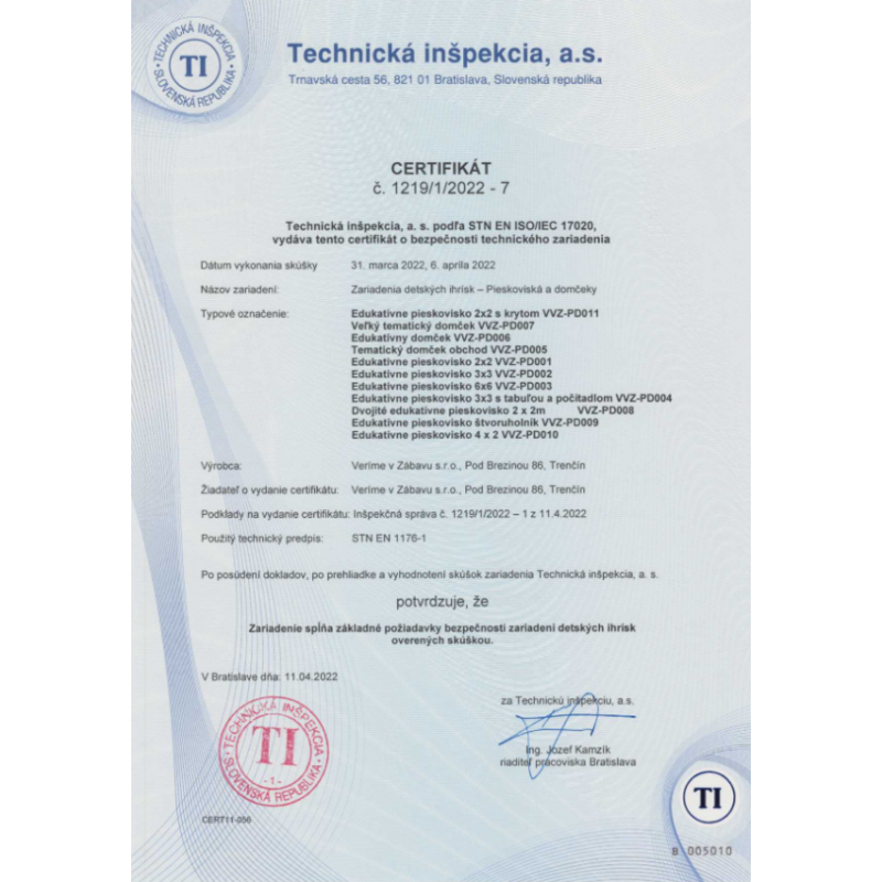 Dvojité pískoviště s kreslící tabulí a počítadlem