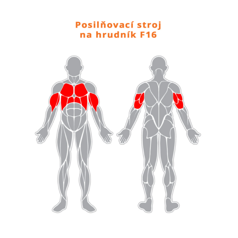 Posilovací stroj na hrudník