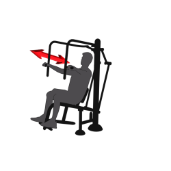 Posilovací stroj na hrudník – Výtlak