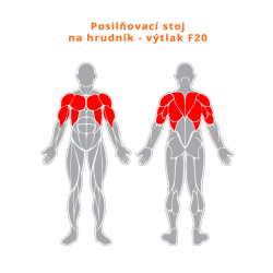 Posilovací stroj na hrudník – Výtlak
