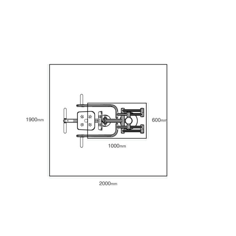 Posilovací stroj na hrudník – Výtlak