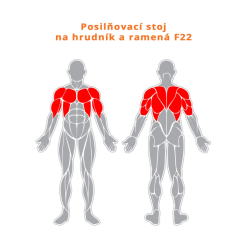 Posilňovací stroj na hrudník a ramená