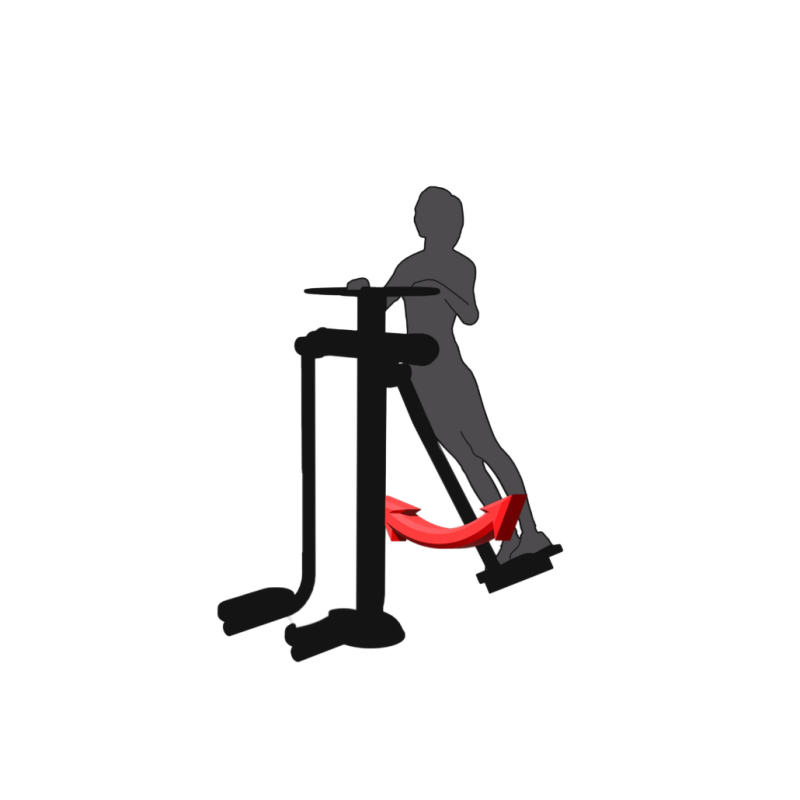 Posilovač nohou a surf