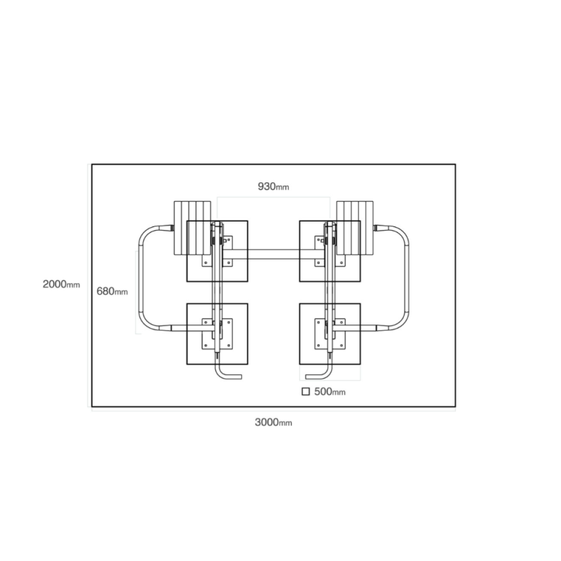 Fitness s posuvným závažím - Výtlak ramena