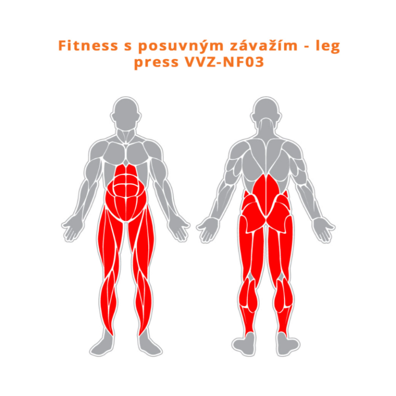 Fitness s posuvným závažím - Leg press