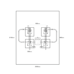 Fitness s posuvným závažím - Leg press