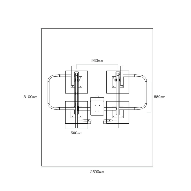 Fitness s posuvným závažím - Leg press