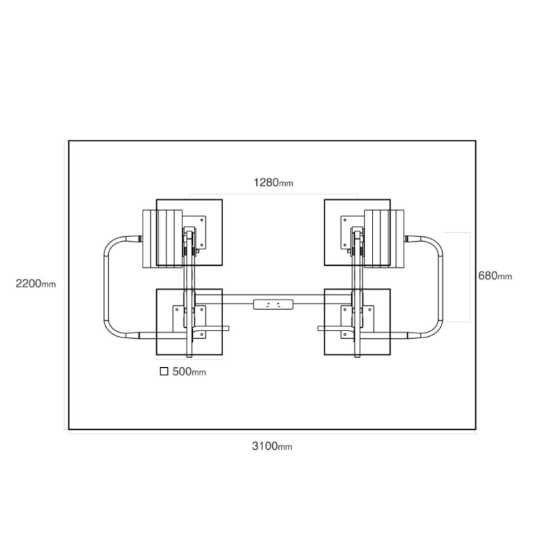 Fitness s posuvným závažím - Výtlak prsia