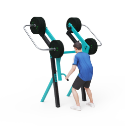 Fitness s posuvným závažím - Príťahy v predklone