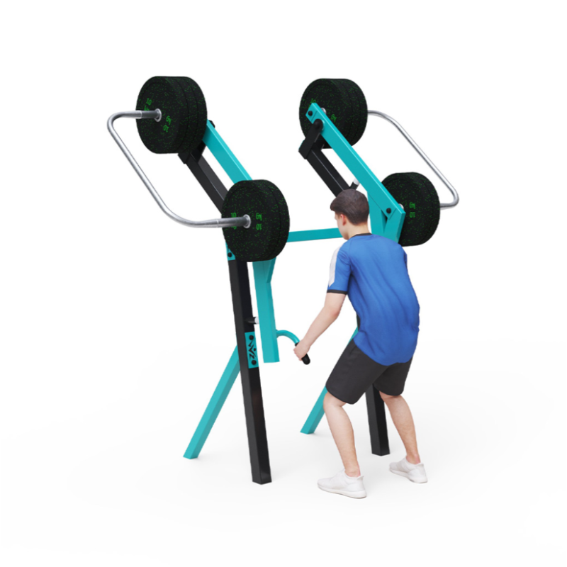 Fitness s posuvným závažím - Príťahy v predklone