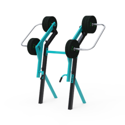 Fitness s posuvným závažím - Príťahy v predklone