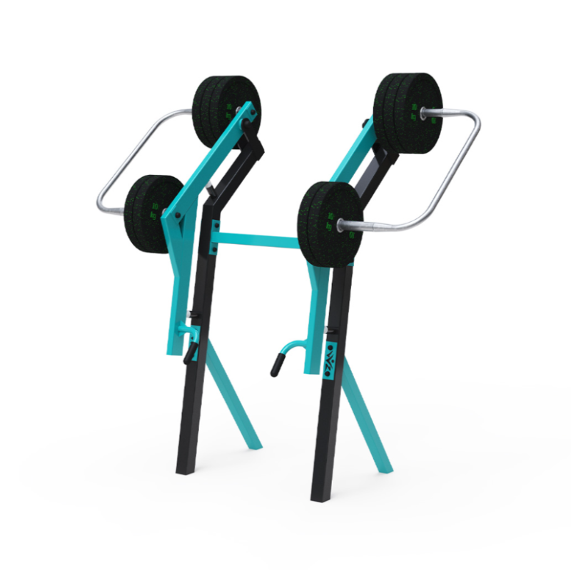 Fitness s posuvným závažím - Príťahy v predklone