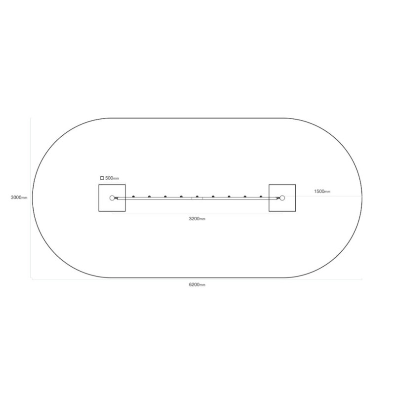 Opičí dráha - Lanová síť
