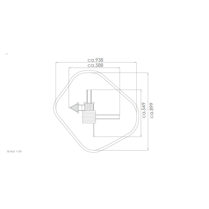 Herní věž se skluzavkami