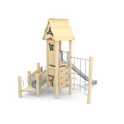 Herní věž se skluzavkami