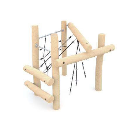 Lezecká zostava s lanovou stenou