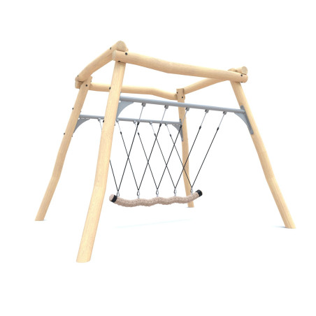 Závesný balančný prvok s lanovou sieťou