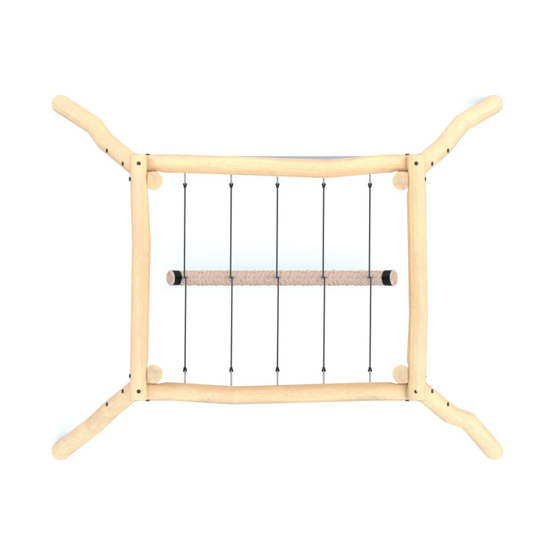 Závesný balančný prvok s lanovou sieťou