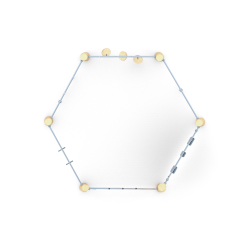 Lanová herní sestava s lezeckou stěnou