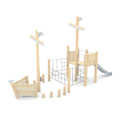 Herní sestava loď se skluzavkou