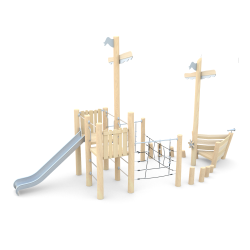 Herní sestava loď se skluzavkou