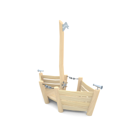 Drevená herná loď