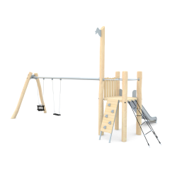 Herní sestava s houpačkou a skluzavkou