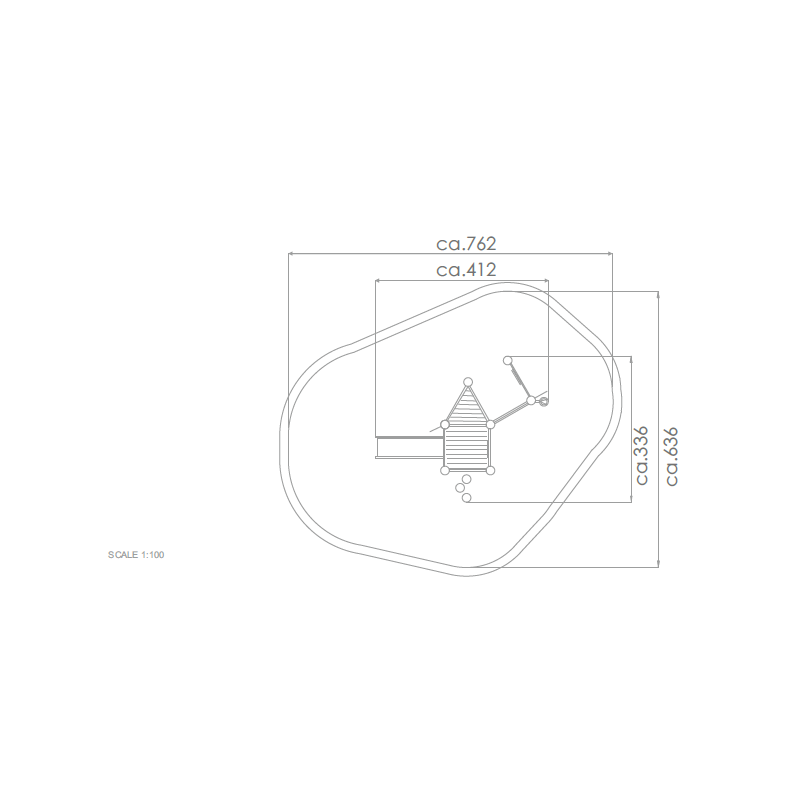 Herná veža Duo so šmykľavkou