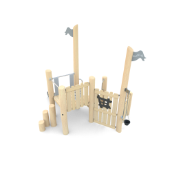 Herná veža Duo so šmykľavkou