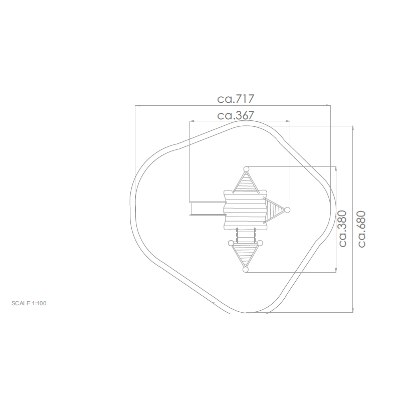Herný domček so šmykľavkou