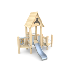 Herní domek se skluzavkou
