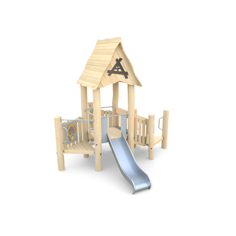 Herní domek se skluzavkou