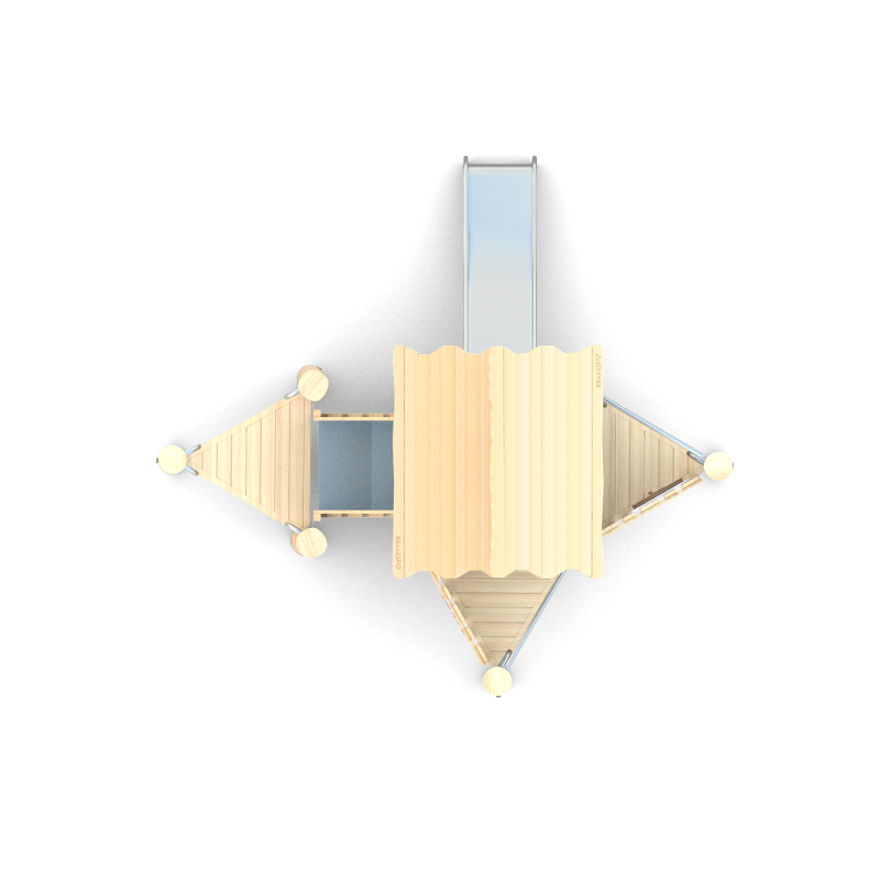 Herný domček so šmykľavkou