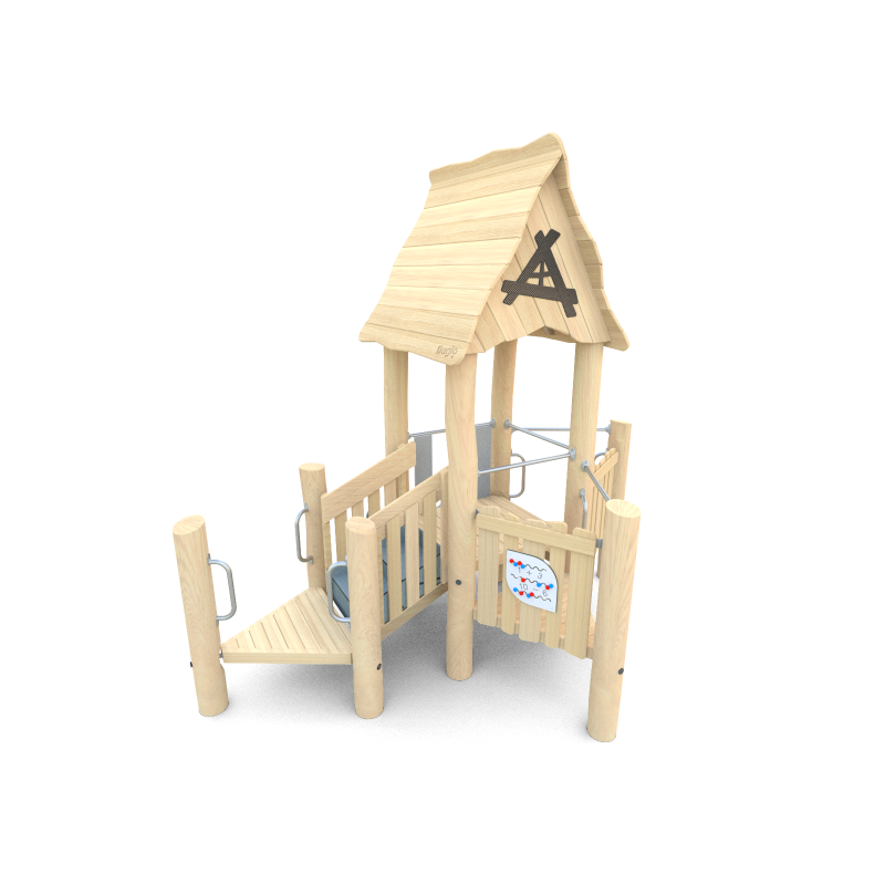 Herní domek se skluzavkou