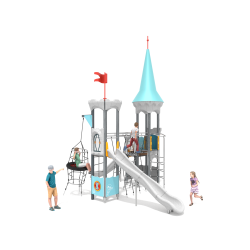 Hradná veža so šmykľavkou