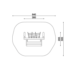 Lezecký rám s lanovou sieťou
