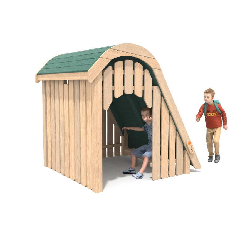 Herný domček s oblúkovou strechou