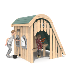 Herný domček s interaktívnymi prvkami