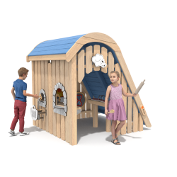 Herný domček s oknami