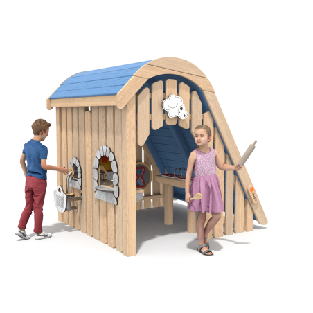 Herný domček s oknami