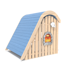 Herný domček s oknami